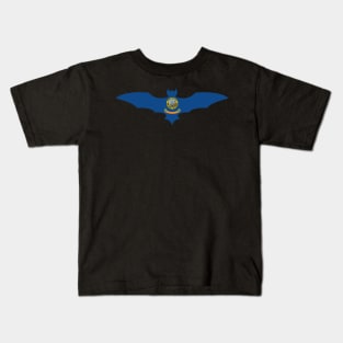 Idaho Bat Flag. Kids T-Shirt